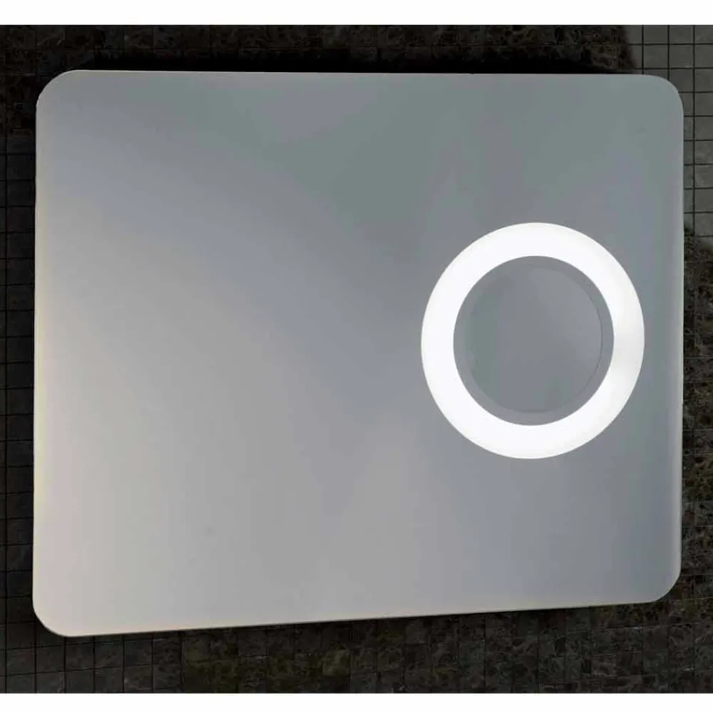 Viadurini Bathroom Badspiegel-Schminkspiegel im modernen Design, LED-Beleuchtung, Maren