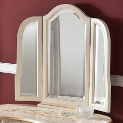 Viadurini Classic Kommoden-Schminktisch aus Holz mit Schubladen und Spiegel Made in Italy - Luxus