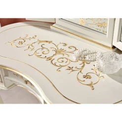 Viadurini Classic Kommoden-Schminktisch aus Holz mit Schubladen und Spiegel Made in Italy - Luxus