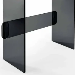 Viadurini Living Badmöbel Stehend-Schminktisch mit Spiegel und Glasschublade 3 Ausführungen - Salvie