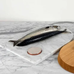 Viadurini Kitchen Küchenzubehör-Schneidebrett und Küchenzubehör in Marmor, Holz und Stahl Luxusdesign - Icaro