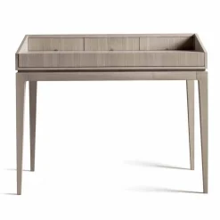 Viadurini Living Design Schreibtische-Schreibtisch aus Nussholz in modernem Design, L105xP65cm Acario