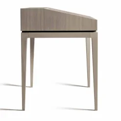 Viadurini Living Design Schreibtische-Schreibtisch aus Nussholz in modernem Design, L105xP65cm Acario