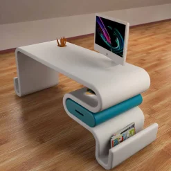 Viadurini Design Design Schreibtische-Schreibtisch Design für das Büro Made in Italy Flex