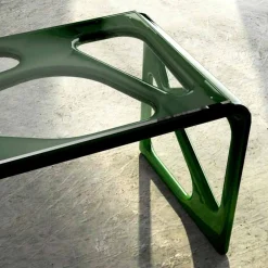 Viadurini Design Design Schreibtische-Schreibtisch in modernem Design aus Solid Surface® Illa Made in Italy