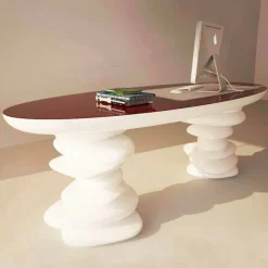 Viadurini Design Design Schreibtische-Schreibtisch in modernem Design Aldington von Hand hergestellt