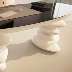 Viadurini Design Design Schreibtische-Schreibtisch in modernem Design Aldington von Hand hergestellt