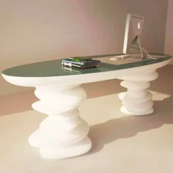 Viadurini Design Design Schreibtische-Schreibtisch in modernem Design Aldington von Hand hergestellt