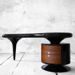 Viadurini Design Design Schreibtische-Schreibtisch in modernem Design  Bean weiß, rot oder schwarz