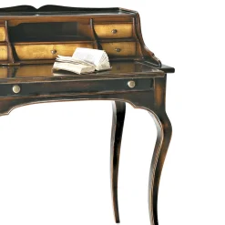 Viadurini Classic Design Schreibtische-Schreibtisch mit 5 Schubladen und abnehmbarer Platte, hergestellt in Italien – Maia