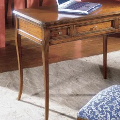 Viadurini Classic Design Schreibtische-Schreibtisch mit 3 Schubladen aus Bassano-Holz, Frankreich, hergestellt in Italien – Adon