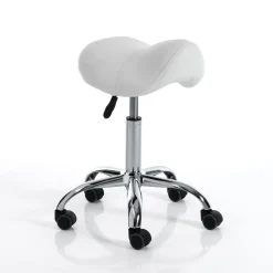 Viadurini Living Küchenhocker-Schreibtischhocker aus Kunstleder und Metall – Titan