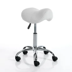 Viadurini Living Küchenhocker-Schreibtischhocker aus Kunstleder und Metall – Titan