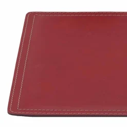 Limac Design Bürozubehör-Schreibtischunterlage aus regeneriertem Leder mit Stiftstichnähten Made in Italy - Ascanio