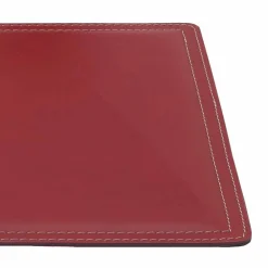 Limac Design Bürozubehör-Schreibtischunterlage aus regeneriertem Leder mit Stiftstichnähten Made in Italy - Ascanio