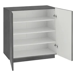 Viadurini Living Schuhschrank-Schuhschrank für Wohnzimmer mit 2 Türen aus Melamin Made in Italy - Popilio