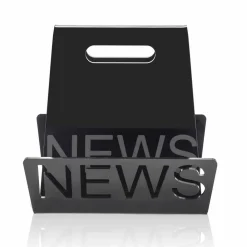 Viadurini Living Zeitungsständer-Schwarzer oder transparenter Plexiglas Design Zeitungsständer Made in Italy - Omar