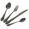 Viadurini Kitchen Besteck Set-Schwarzes oder goldenes Besteckset aus satiniertem Stahl, 24-teilig - Fantasy