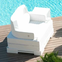 Trona Stoffsessel-Schwimmendes Loungesofa doppelte Sitzfläche  Magnum Luxury