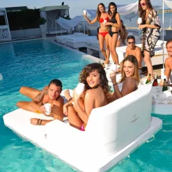 Trona Stoffsessel-Schwimmendes Loungesofa doppelte Sitzfläche Magnum Luxury