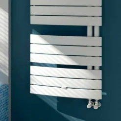 Scirocco H Handtuchheizkörper Elektrisch-Handtuchwärmer elektrisch aus weißem Stahl Sail