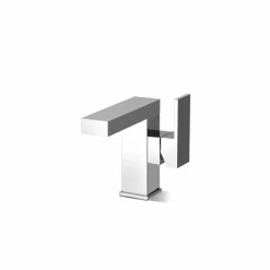 Viadurini Taps Waschbeckenarmaturen-Seitenhebel-Waschtischmischer ohne Abfluss aus Messing Made in Italy - Panela