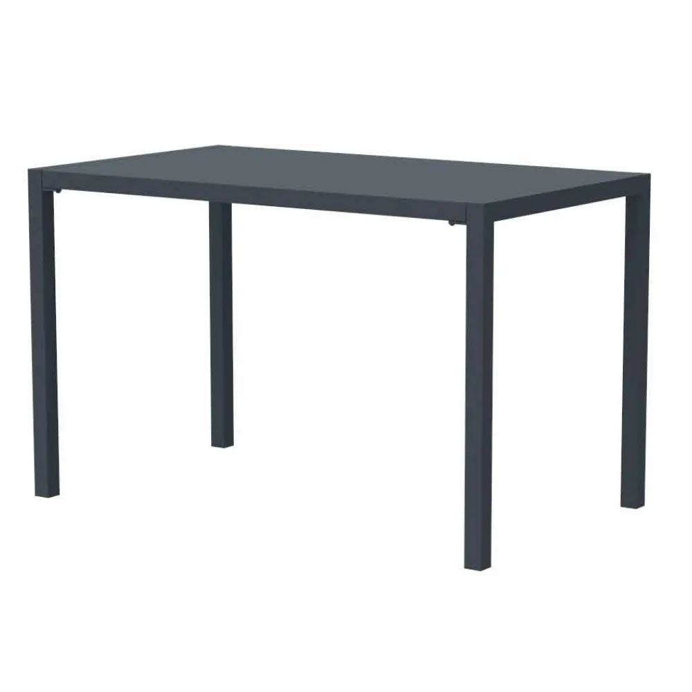 Viadurini in the Garden Gartentische Fest-Selbstnivellierender rechteckiger Metall-Außentisch Made in Italy - Binda