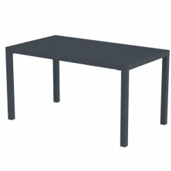 Viadurini in the Garden Gartentische Fest-Selbstnivellierender rechteckiger Metall-Außentisch Made in Italy - Binda