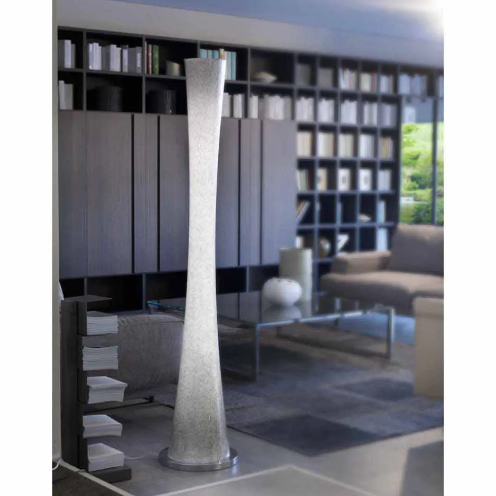 Selene Venezia Murano Lampen-Selene Clessidra Stehlampe aus geblasenem Glas Ø36 H175cm