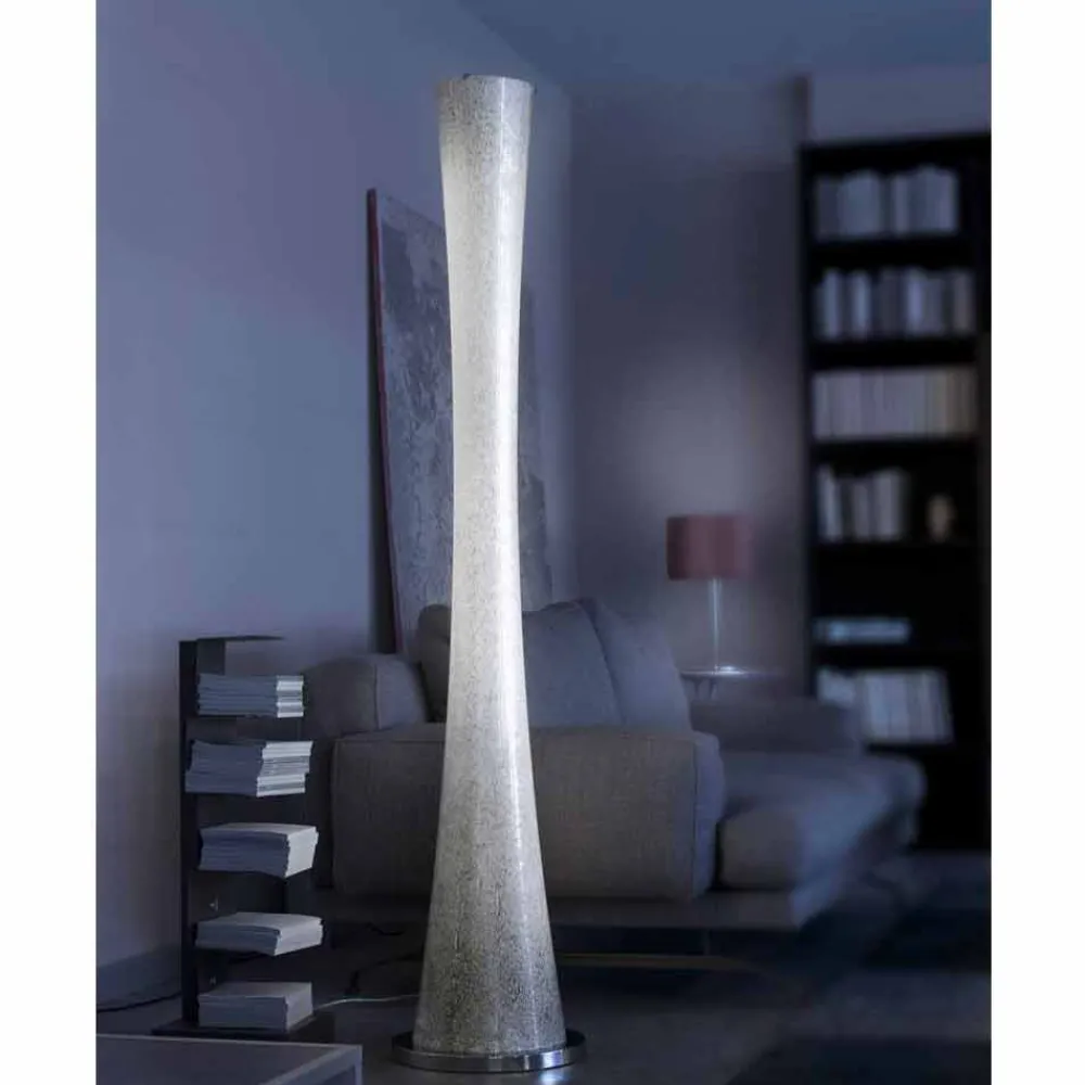 Selene Venezia Murano Lampen-Selene Clessidra Stehlampe aus geblasenem Glas Ø36 H175cm
