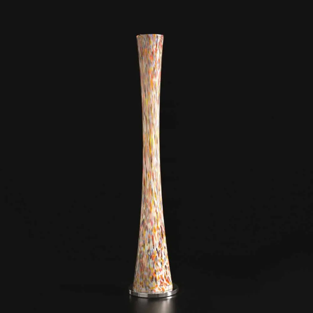 Selene Venezia Murano Lampen-Selene Clessidra Stehlampe aus geblasenem Glas Ø36 H175cm