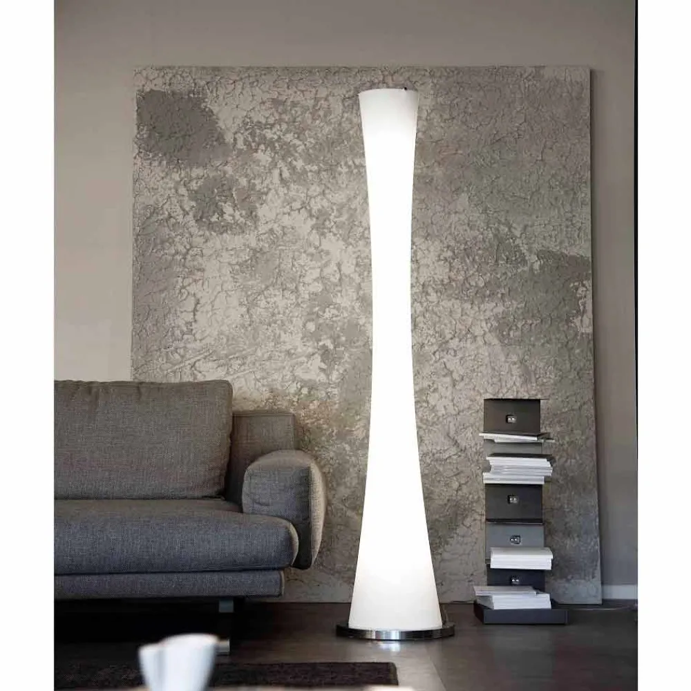 Selene Venezia Murano Lampen-Selene Clessidra Stehlampe aus geblasenem Glas Ø36 H175cm