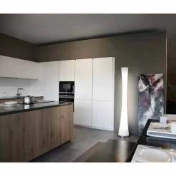 Selene Venezia Murano Lampen-Selene Clessidra Stehlampe aus geblasenem Glas Ø36 H175cm