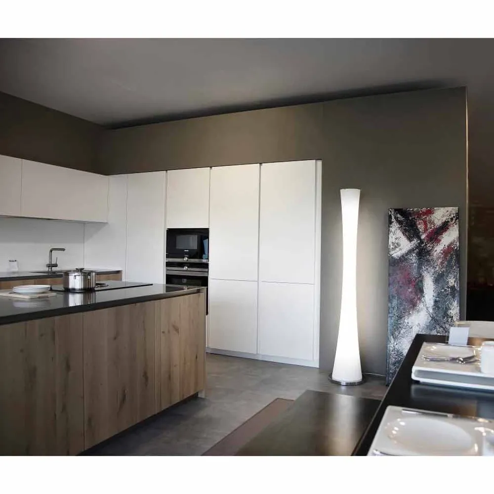 Selene Venezia Murano Lampen-Selene Clessidra Stehlampe aus geblasenem Glas Ø36 H175cm