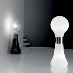 Selene Venezia Murano Lampen-Selene Dina Tischlampe mit geblasenem originalem Murano-Glas