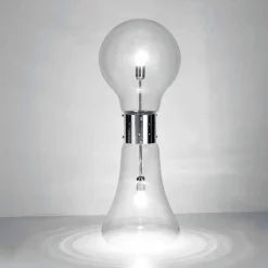 Selene Venezia Murano Lampen-Selene Dina Tischlampe mit geblasenem originalem Murano-Glas