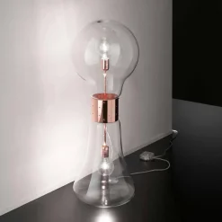 Selene Venezia Murano Lampen-Selene Dina Tischlampe mit geblasenem originalem Murano-Glas, Design