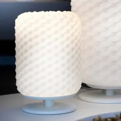 Selene Venezia Murano Lampen-Selene Domini Tischlampe Ø15 H22cm, handgemachtes geblasenes Glas