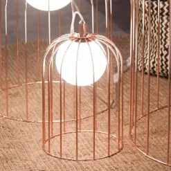 Selene Venezia Murano Lampen-Selene Kluvì Lämpchen aus geblasenem Glas und Metal Ø19 H 27cm