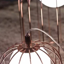 Selene Venezia Murano Lampen-Selene Kluvì Lämpchen aus geblasenem Glas und Metal  Ø19 H 27cm