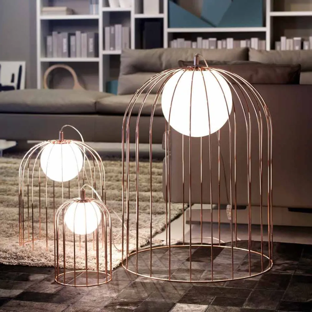 Selene Venezia Murano Lampen-Selene Kluvì moderne Tischlampe aus geblasenem Glas Ø33 H41cm