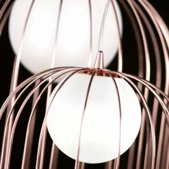 Selene Venezia Murano Lampen-Selene Kluvì moderne Tischlampe aus geblasenem Glas Ø33 H41cm