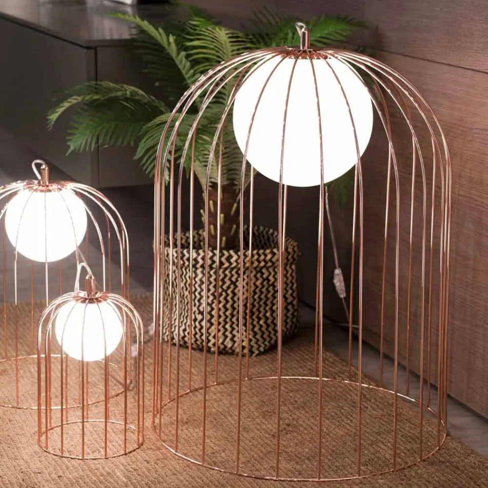 Selene Venezia Murano Lampen-Selene Kluvì Tischlampe aus geblasenem Glas, Design Ø54 H 70cm