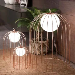 Selene Venezia Murano Lampen-Selene Kluvì Tischlampe aus geblasenem Glas, Design Ø54 H 70cm