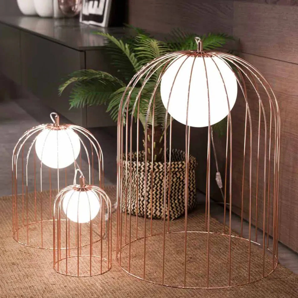 Selene Venezia Murano Lampen-Selene Kluvì Tischlampe aus geblasenem Glas, Design Ø54 H 70cm