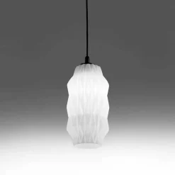 Selene Venezia Murano Lampen-Selene Origami Hängelampe aus geblasenem Glas Ø16 H 30/140cm