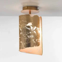 Selene Venezia Design Deckenleuchten-Selene Papiro Deckenlampe aus Kristall Ø15 H30cm, made in Italy