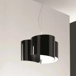 Selene Venezia Moderne Pendelleuchten-Selene Papiro Hängelampe made in Italy Ø46x H 140 cm