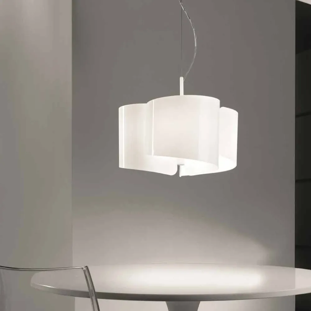 Selene Venezia Moderne Pendelleuchten-Selene Papiro Hängelampe made in Italy Ø46x H 140 cm