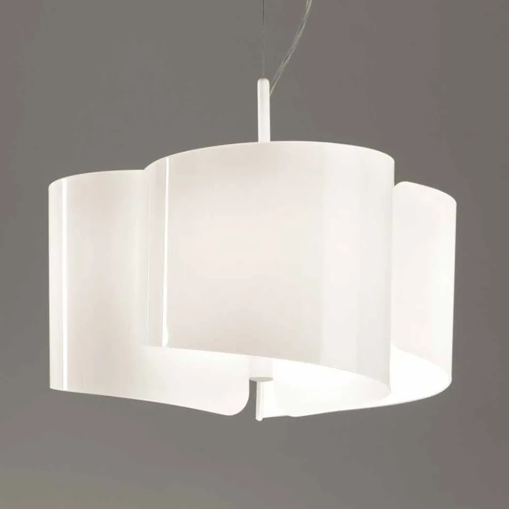 Selene Venezia Moderne Pendelleuchten-Selene Papiro Hängelampe made in Italy Ø46x H 140 cm